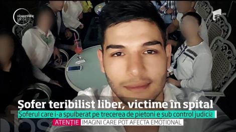 Şofer teribilist liber, victime în spital