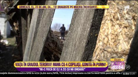 Muncește și plânge în grajd. Acolo hrănește animalele, acolo doarme. Așa arată viața mamei Angela și a copilașilor terorizați de un tată barbar!