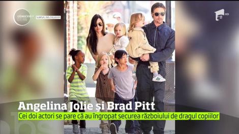 La şase luni de la despărţire, Angelina Jolie şi Brad Pitt s-au împăcat? "E spre binele lor şi al copiilor"