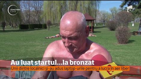 Bronzul de martie nu se obţine neapărat la solar. Vremea ţine cu noi aşa că îl putem obţine direct de la sursă