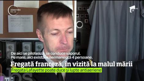 Francezii vor face demonstraţii de luptă altărui de Forţele Navale Române. Ieri au ajuns în portul Constanţa la bordul unei nave impresionante