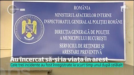 Au încercat să-şi ia viaţa în arest