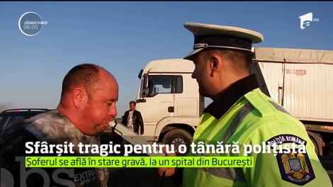 Accident înfiorător pe un drum din judeţean din Teleorman! O tânără poliţistă, mamă a doi copii, şi-a pierdut viaţa