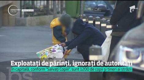 Peste jumătate din copiii din Capitală sunt exploataţi de părinţi prin cerşetorie