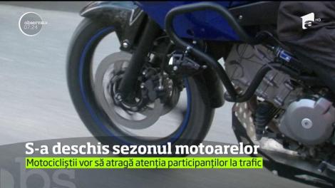 A început sezonul motoarelor turate! Zeci de bikeri au dat o tură prin centrul Iaşiului