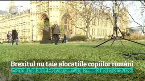 Imigranții aflați deja în Regatul Unit vor continua să primească alocații pentru copii