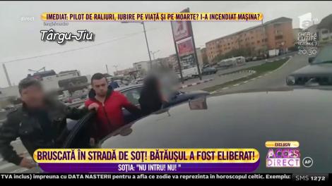 Bărbatul care și-a bruscat soția în plină stradă: ”Nu am dat în ea, doar am încercat să o bag în mașină”