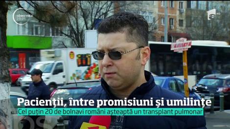 Bolnavii care au nevoie de transplant pulmonar nu știu ce șanse au la operație