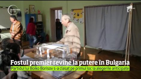 Alegerile anticipate din Bulgaria au fost câştigate de partidul de centru-dreapta GHERB, al fostului premier Boiko Borisov