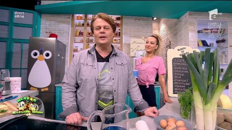 "Codiță", un ștrudel picant cu praz şi caşcaval! Te lingi pe degete!