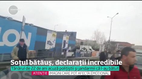 Tânărul din Târgu Jiu, filmat în timp ce își bătea soția, a fost eliberat