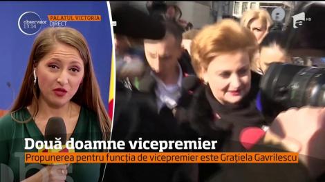 Pentru prima dată, România va avea două femei vicepremier