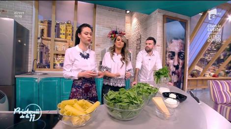 "Cannelloni cu ricotta şi spanac", un deliciu culinar de sezon!