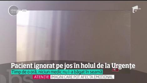 Un pacient de la Spitalul Judeţean din Craiova a fost ignorat de medicii de la secția Urgențe