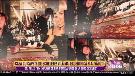 Casa cu capete de schelete! Așa arată vila excentrică a unor doctori români!