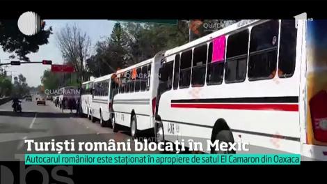 Un grup de 20 de români a fost blocat pe o autostradă în sudul Mexicului