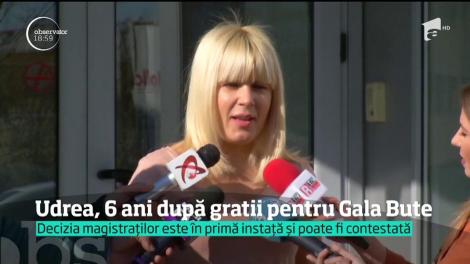 Elena Udrea a fost condamnată la șase ani de închisoare cu executare în dosarul "Gala Bute"