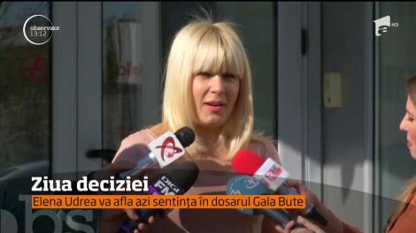 Elena Udrea va afla azi sentinţa în dosarul Gala Bute
