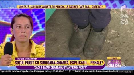 Soțul fugit cu surioara-amantă dă explicații: ”A avut copil și nu știe cu cine l-a făcut”