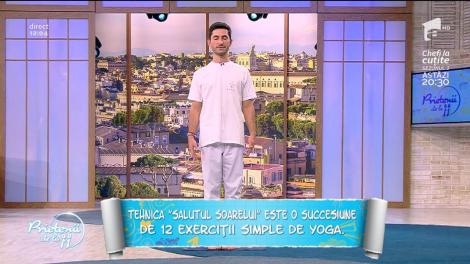 Ce presupune tehnica "Salutului soarelui" din Yoga