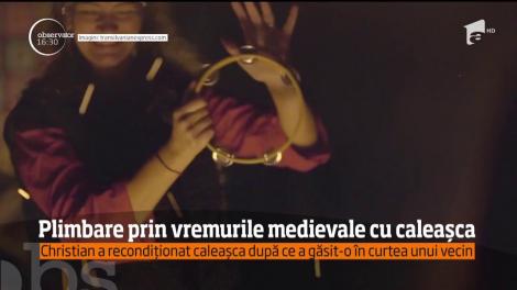 Vacanta la țară. Peisaje de vis văzute dintr-o trăsura medievală