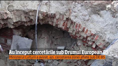 Arheologii au început cercetările pe Drumul European 85!