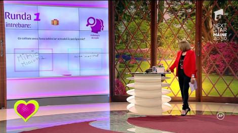 Ce calitate avea fosta iubită iar actualei &icirc;i cam lipseşte? Alex: "Avea maşină". Maria Popovici: "Am bani de maşină nouă"