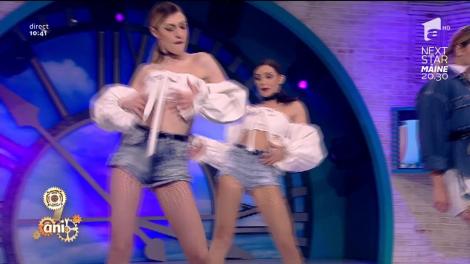 Apariție incendiară la ”Neatza”! Andreea Bănică a făcut show pe melodia "Linda". E cea mai frumoasă mămică!