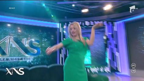 Nu și-a mai putut ascunde bustul! Daniela Crudu, surprinsă într-o ipostază INCENDIARĂ în timpul unui dans!