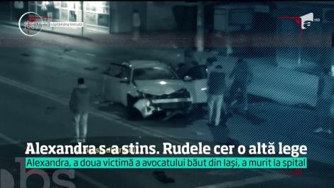 Alexandra, a doua victimă a avocatului băut din Iași, a murit la spital