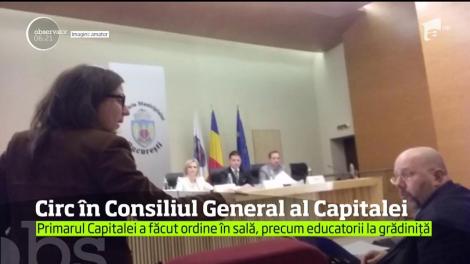 Ședinţa de consiliu de la Primăria Capitalei s-a transformat într-un bâlci