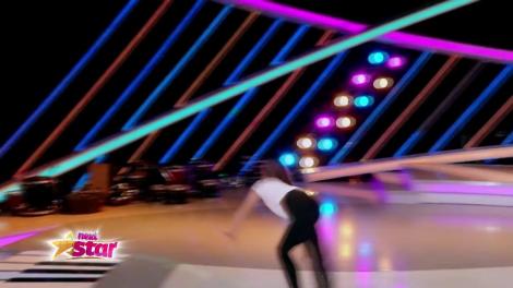 Prezentare: Maia Burdea Balazs - 9 ani, Bistriţa - face gimnastică aerobică, deşi s-a născut cu un handicap locomotor