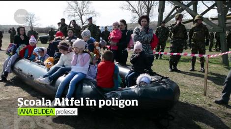 E Săptămâna Şcoala Altfel, iar pentru copiii de la trei unităţi de învăţământ, ziua de ieri a fost una specială