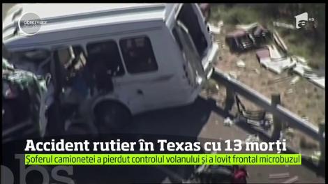 13 persoane şi-au pierdut viaţa într-un grav accident rutier, în Texas