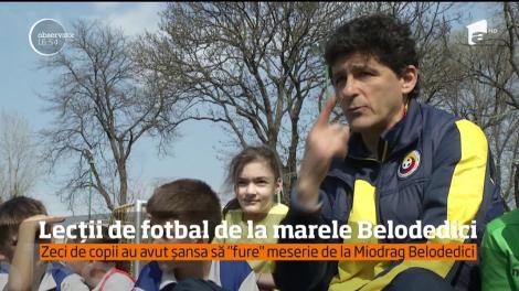 Lecții de fotbal de la marele Miodrag Belodedici