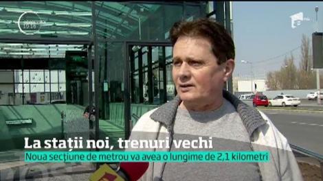 Între cele mai scumpe staţii de metrou din istoria recentă a României vor circula trenuri vechi de 30 de ani!