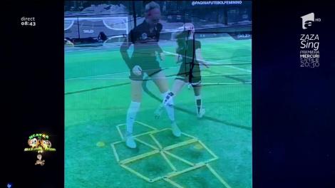 O vrei la Steaua? Trup de zeiță, forme ca ale Pamelei Anderson, talent de Ronaldo, pase a la Messi: da, e cea mai tare fotbalistă!