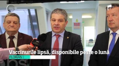 Criza vaccinurilor îşi va găsi rezolvare în cel mult o lună. Este promisiunea făcută ministrul Sănătăţii