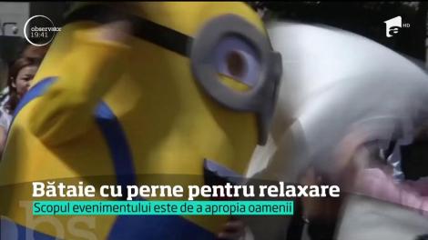 Ziua Internaţională a Bătăii cu Perne, bună pentru relaxare