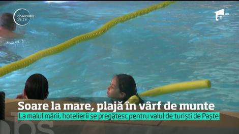 A fost o zi perfectă de plimbare. Soare la mare, plajă în vârf de munte