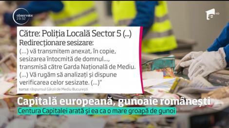 Capitala, înconjurată de tone de gunoaie