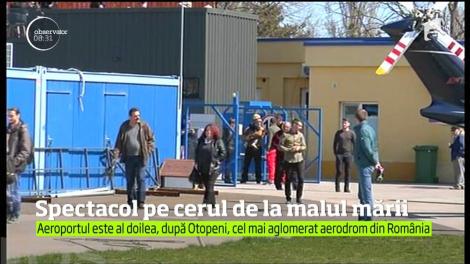 Spectacol aerian la malul mării. Aeroportul din Tuzla a împlinit 50 de ani de la inaugurare