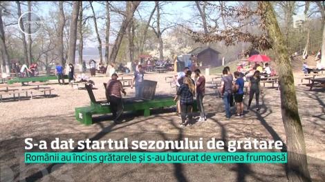 Vremea călduroasă a dat startul sezonului de grătare