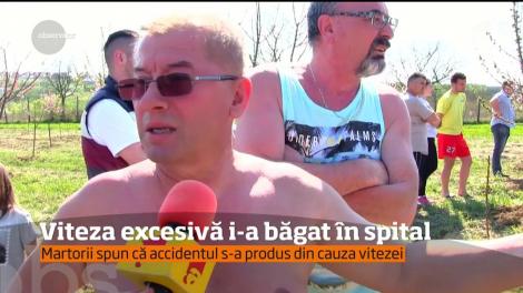 Patru oameni, doi bărbaţi şi două femei, cu vârste cuprinse între 30 şi 40 de ani, au văzut moartea cu ochii, în apropiere de Oradea