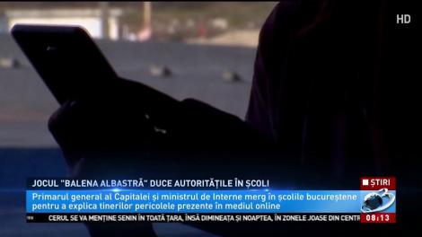 Măsură fără precedent! Ce se întâmplă CHIAR ACUM în școli din cauza jocului „Balena Albastră”