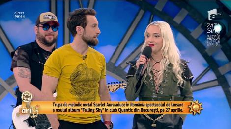 Trupa Scarlet Aura și-a lansat noul album. Rockeri din toată România fiți cu ochii pe "Falling Sky"