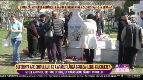 Lacrimi și durere la mormântul Ilenei Ciuculete! Gestul făcut de Cornel Galeş la două săptămâni de la moartea cântăreţei
