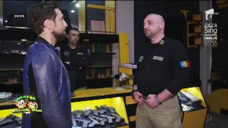 Toată lumea să intre în case! Dani Oțil, surprins în timp ce folosea PISTOLUL de 9 mm