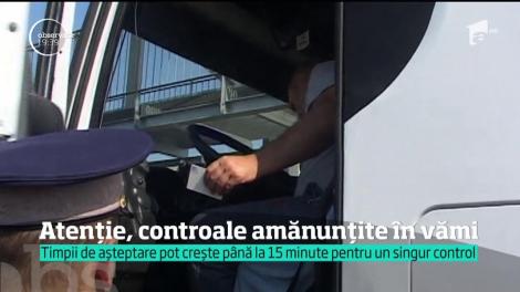 Pleci în străinătate în vacanţa de Paşte? Atenţie, vei sta mai mult la vamă. Poliţia de frontieră face controale amănunţite!