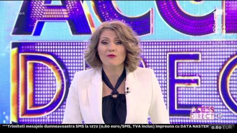 MESAJUL Mirelei Vaida pentru Simona Gherghe chiar din platoul de la "Acces Direct": "Te pupăm şi am văzut că..."